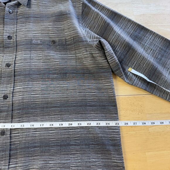 Missoni Sport Vintage Long Sleeve Buttoned Shirt Stripe Textured Modern XXL EUC - Picture 16 of 16